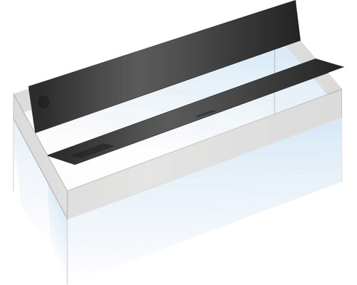 Aquariumabdeckung mit Futterklappe