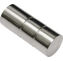 Endstück Zylinder | 2 Ø 25 Windsor für HORNBACH mm edelstahl-optik