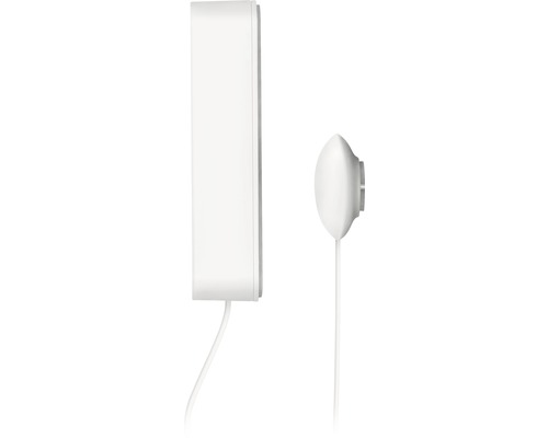 Weißer Smart-Home-Rauchmelder mit Sensor