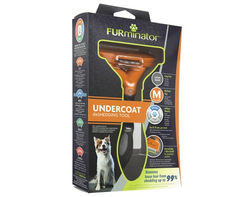 FURminator Unterfell deShedding Werkzeug für Hunde, Größe M, im Karton