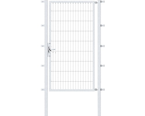 Stabgitter-Einzeltor ALBERTS Flexo Typ 6/5/6 100 x 180 cm inkl. Pfosten 6 x 6 cm feuerverzinkt