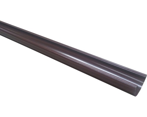 PRECIT Dachrinne Stahl halbrund Schokoladenbraun RAL 8017 NW 125 mm 2000 mm