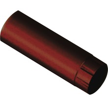 PRECIT Fallrohr Stahl rund Schokoladenbraun RAL 8017 NW 87 mm 1000 mm-thumb-0