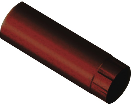 PRECIT Fallrohr Stahl rund Schokoladenbraun RAL 8017 NW 87 mm 1000 mm-0