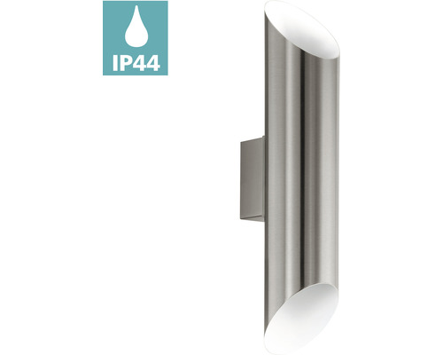 Edelstahl Wandleuchte mit Schutzart IP44