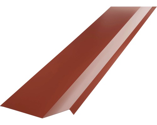 PRECIT Kappleiste Oxidrot RAL 3009 1000 mm x 73 mm x 110 mm Ortgangblech aus Metall