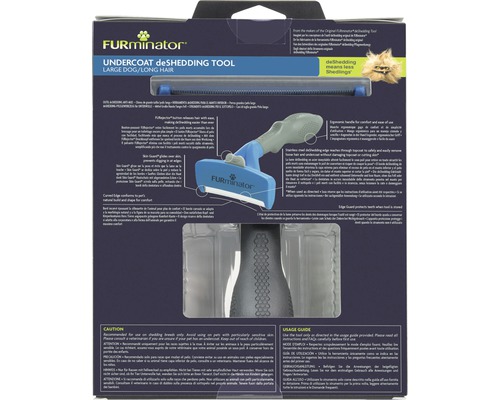 FURminator Unterfell-deShedding-Werkzeug für große Hunde mit langem Fell