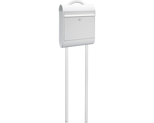 Freistehender Briefkasten aus Stahl mit Schloss