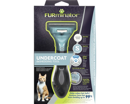 FURminator Unterfell deShedding Tool für kleine Katzen mit kurzem Fell