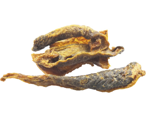 Getrocknete Sprotten als Tierfutter