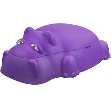 Kinder Sandkasten "Hippo" Kunststoff 98 x 71 x 33,5 cm lila-thumb-1