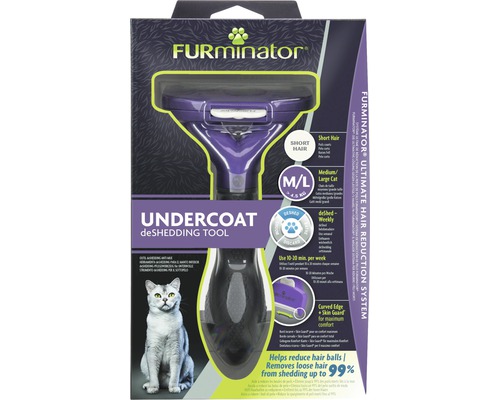 FURminator Katze deShedding M/L Kurzhaar