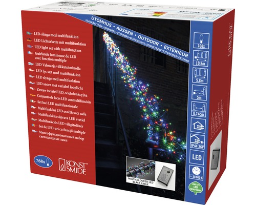 LED Lichterkette mit Multifunktion für den Außenbereich