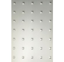 Metalleffektplatte 1,2x650x1000 mm Quadrate geprägt-thumb-0