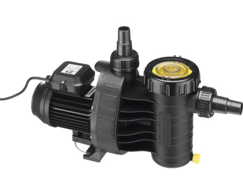 Schwarze Poolpumpe für Schwimmbecken