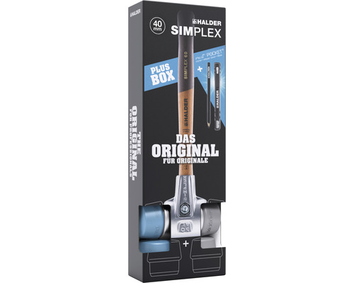Halder Simplex Hammer 40 Millimeter mit Plus Box