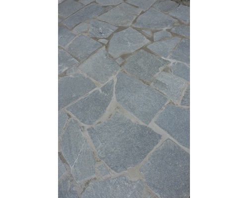 Quarzit Polygonalplatte Hellas 1 cm - 2 cm stark Verlegung mit Polygonalplatten