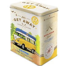Metallbox mit Volkswagen Camping Design