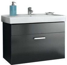 Waschtischunterschrank mit Waschbecken, Armatur und Schubladen