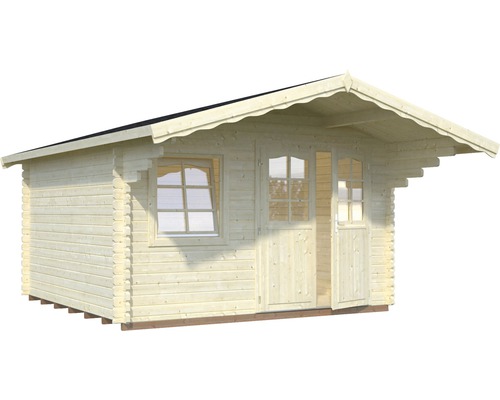 Gartenhaus aus Holz mit Fenster und Doppeltür