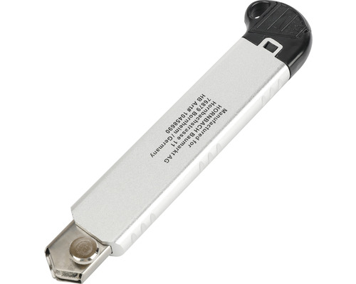 Rollschneider mit Metallgehäuse und schwarzem Griff