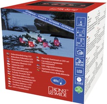Verpackung einer LED Dekoration in Form von Rotkehlchen für den Außenbereich mit 40 Stück von Konstsmide