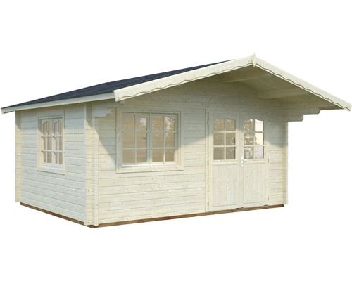 Gartenhaus aus Holz mit Fenster und Tür