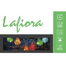 LED Lichterkette Lafiora Party solarbetrieben 10er warmweiß inkl. Lichtsensor und Batterie-thumb-3
