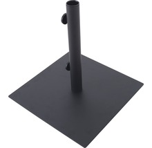 Schirmständer 45,7 x 45,7cm Stahl schwarz geeignet für Schirme mit Stockdurchmesser 38 mm inkl. 1x Adapter-thumb-3