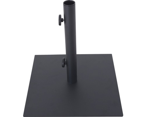 Sonnenschirmständer SOLUNA 15 kg, Stahl, quadratisch, inkl. 1x Adapter Quadratischer Sonnenschirmständer aus Metall
