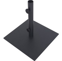 Schirmständer 45,7 x 45,7cm Stahl schwarz geeignet für Schirme mit Stockdurchmesser 38 mm inkl. 1x Adapter-thumb-1