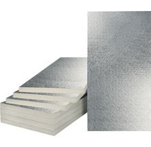 BACHL Mehrzweckdämmplatte PUR/PIR beidseitig Aluminium kaschiert stumpfe Kante WLG 024 1250 x 625 x 20 mm Pack = 15,63 m²-thumb-0