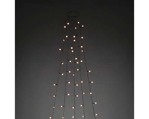 Dekorative Lichterkette in Form eines Weihnachtsbaums