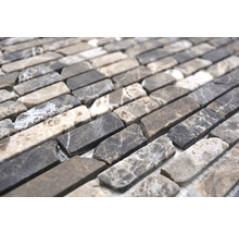 Natursteinmosaik MOS BRICK 476 30,5x32,2 cm braun