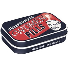 "Dose mit der Aufschrift ""Understanding Women Pills"""