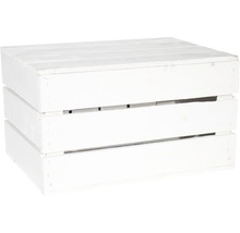 Vintage Holztruhe weiß klein 50x40x30 cm 3er-Set