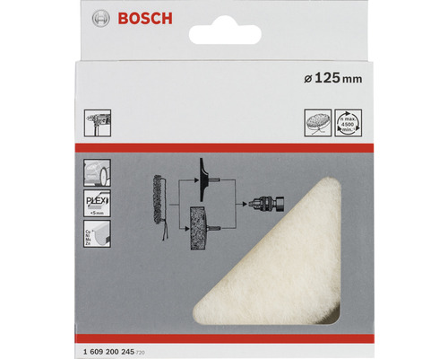 Bosch Polierkegel, Durchmesser 125 Millimeter