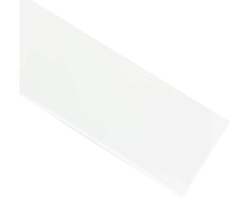 Blende für Vorhangschiene weiß 5 cm breit (Meterware)