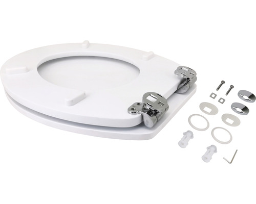 Toilettensitz mit Befestigungsmaterial