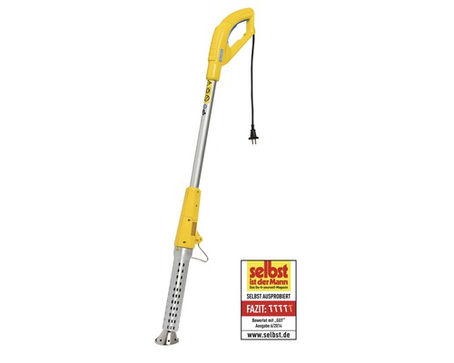 Elektrischer Unkrautvernichter mit Selbst ist der Mann Siegel