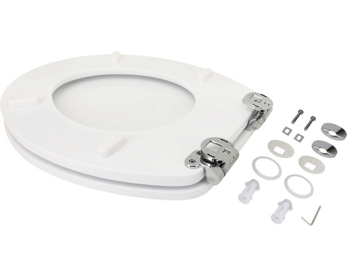 Toilettensitz mit Befestigungsmaterial