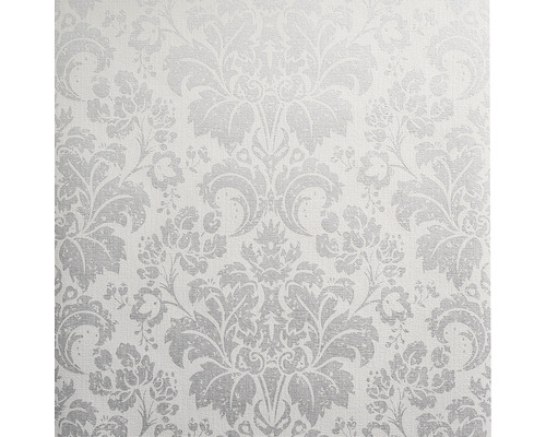 Vliestapete 67078-HOR Pure & Noble IV Marylin Dove grau silber Tapete mit floralem Muster