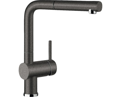 Küchenarmatur mit Handbrause Blanco Linus-S anthrazit 516688 Küchenarmatur mit Handbrause Blanco Linus-S anthrazit 516688