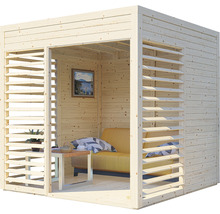 Pavillon Bertilo Unico 1 inkl. Fußboden 226 x 234 cm natur