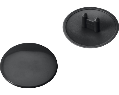 Abdeckkappe für Excenter 25 mm, Schwarz, Kunststoff Abdeckkappe aus Kunststoff