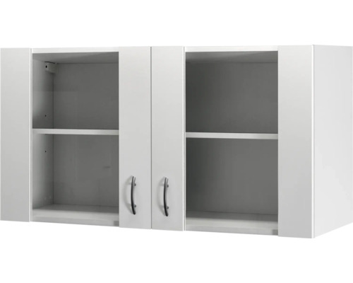 Glas-Hängeschrank Flex WellPalmaria/Wito Breite 100 cm weiß