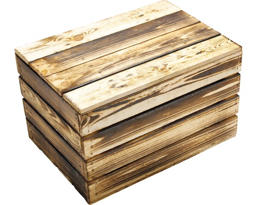 Holzkiste mit rustikalem Finish