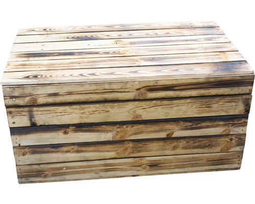 Holzkiste mit Deckel für den Außenbereich