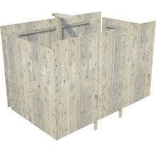 Geräteraum Palmako für Carport Karl 23,1 m² 315 x 196 cm tauchgrundiert grau-thumb-1 Geräteraum Palmako für Carport Karl 23,1 m² 315 x 196 cm tauchgrundiert grau-thumb-1