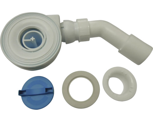Ablaufgarnitur mit Siphon und Zubehör für den Sanitärbereich